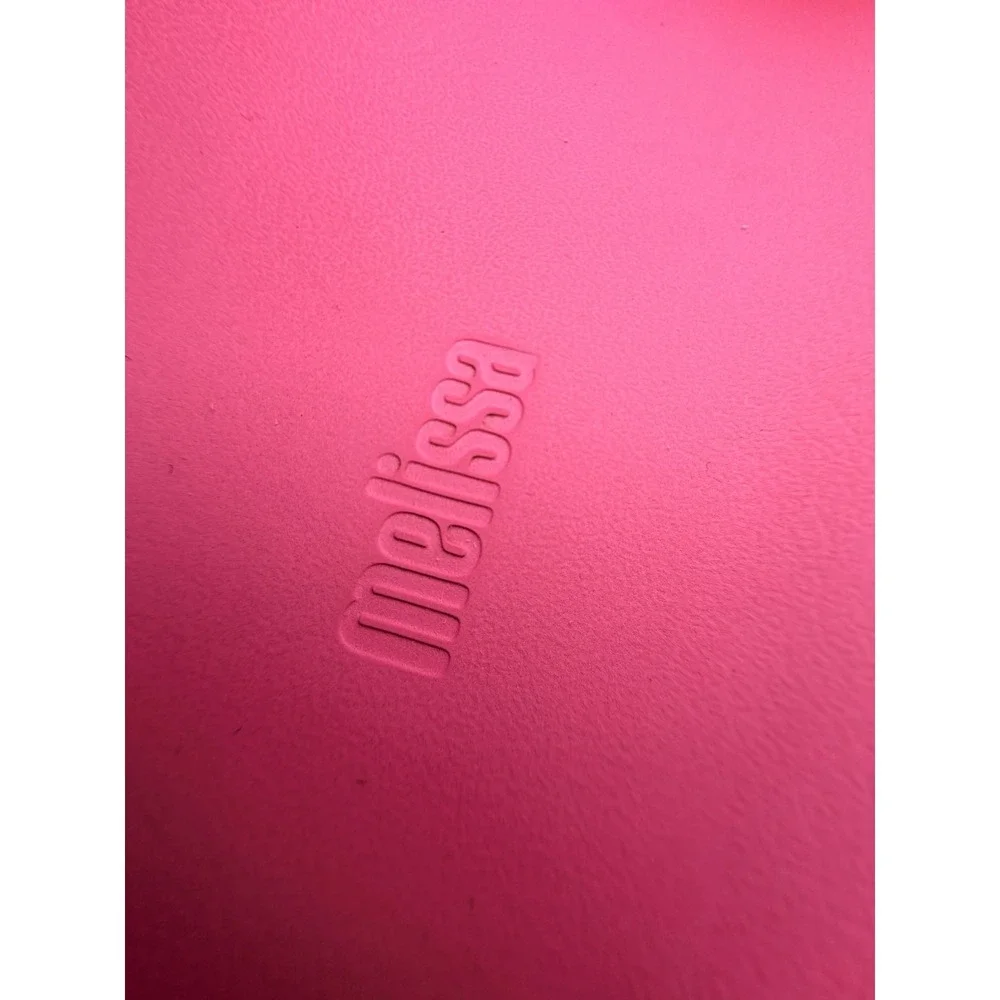 Melissa Free Slide Platform‎ Sandals Pink Jelly Slides Y2K Barbiecore Sz 10